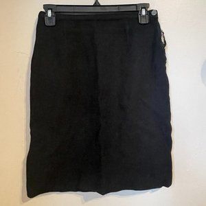 Vintage Black Pencil Skirt Small